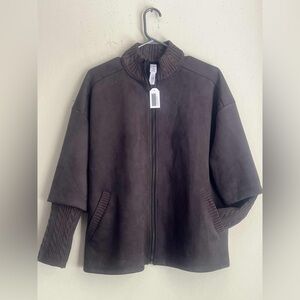 MarlaWynne Chocolate Suede Jacket